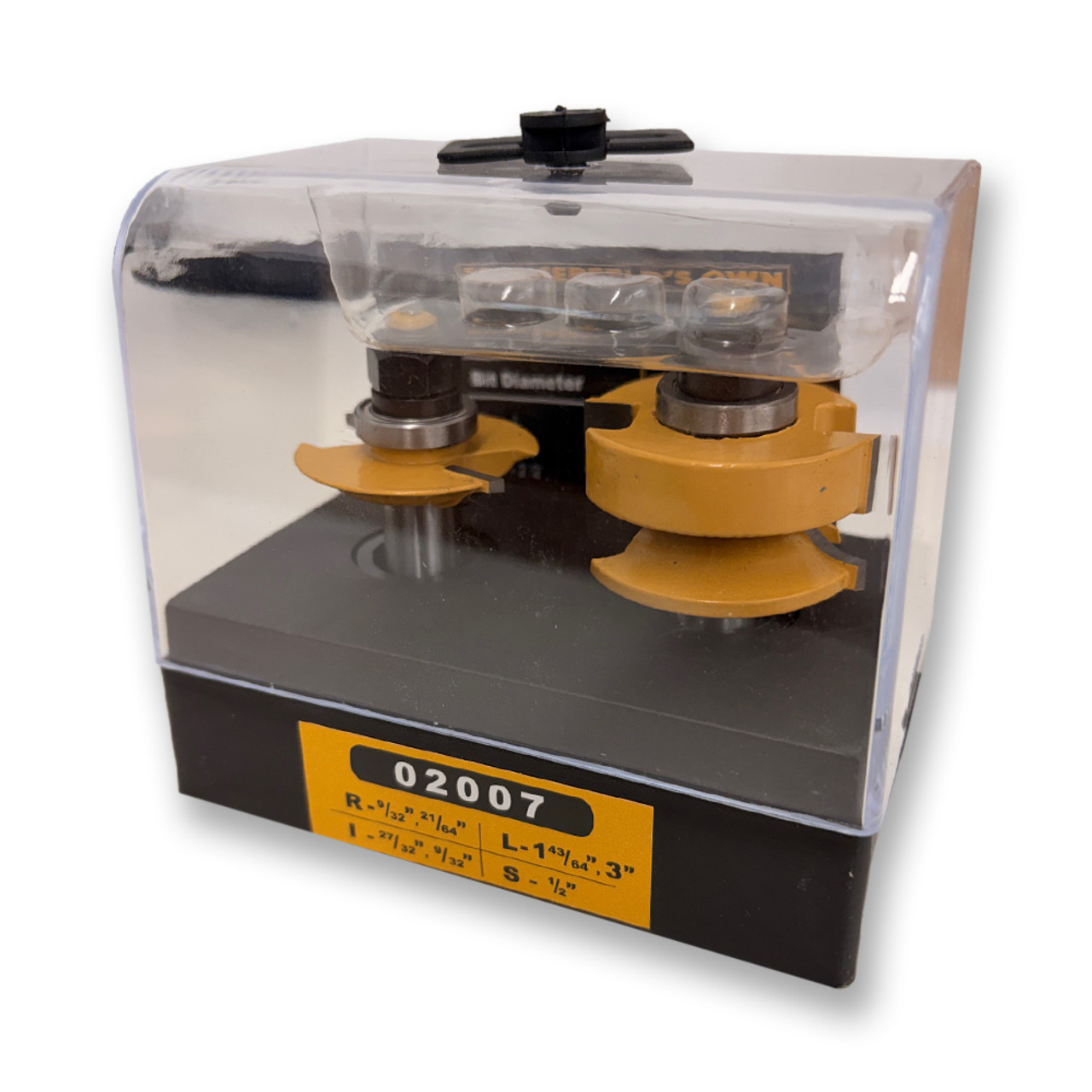 Sommerfeld Rail & Stile Router Bit Woodworking Tool Set for Ogee Glass Panel Set