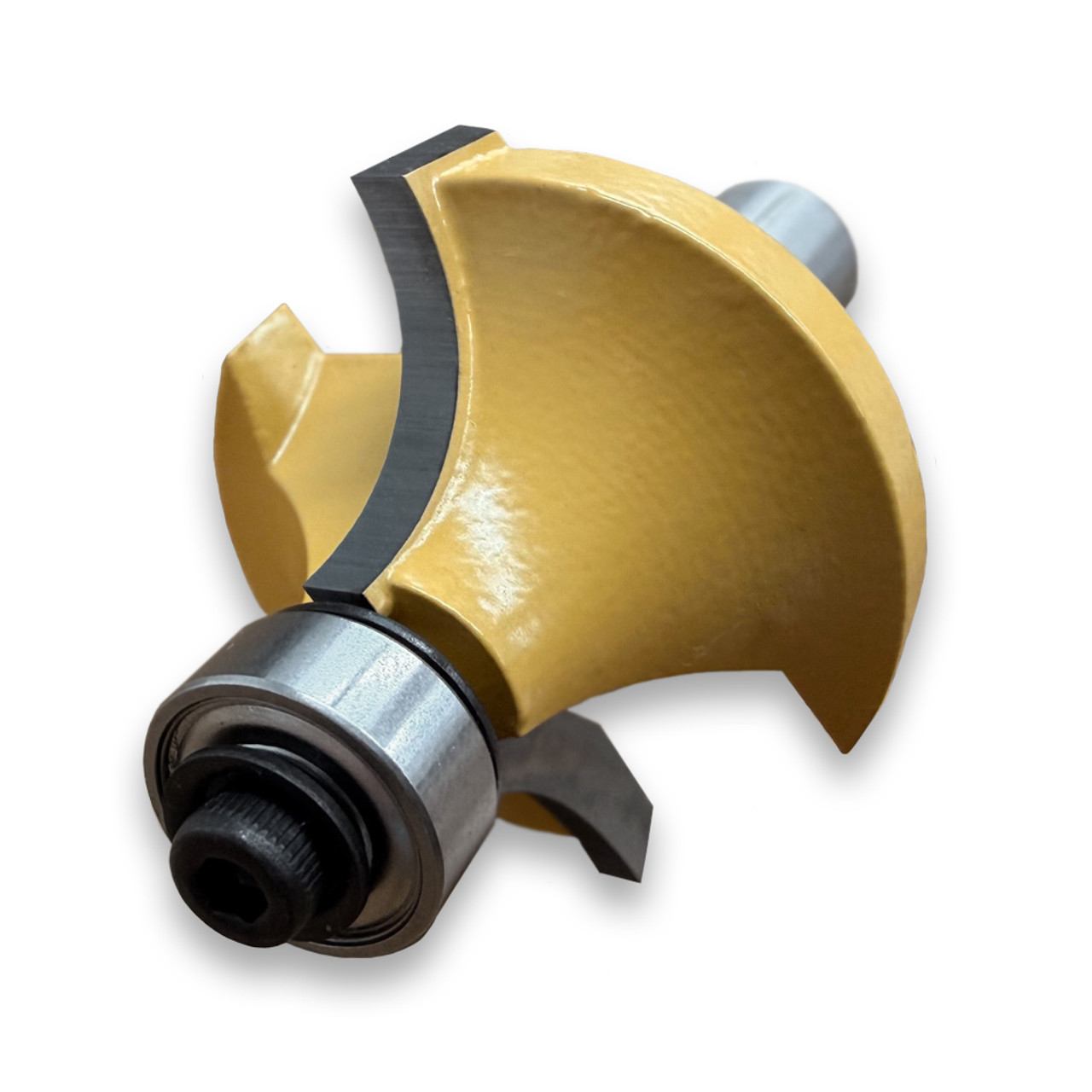 Sommerfeld Professional Roundover Router Bit Woodworking Tool w/ Bearing, 1/2 inch Radius, 1-1/2 inch Diameter, 2-11/16 inch Length, 1/2 inch Shaft