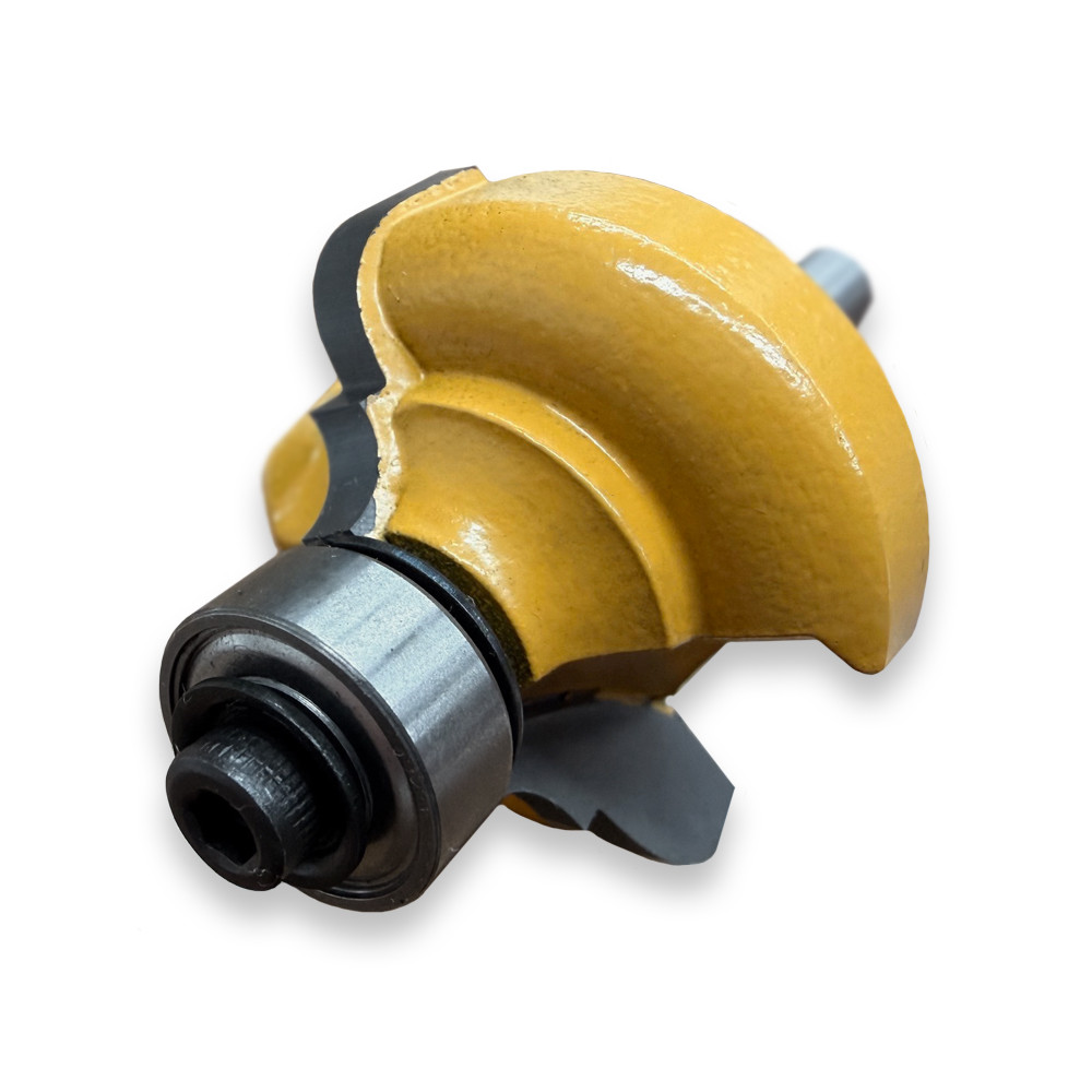Sommerfeld Classical Ogee Router Bit Woodworking Tool 1/2 Bearing 1/4 inch Cut Radius 1-5/16 cut diameter 5/8 inch cut length 2-5/16 overall length 1/4 shaft diameter