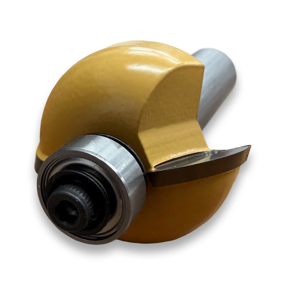 Sommerfeld Cove Router Bit Woodworking Tool w/Bearing 3/8CR,1 1/4CD,9/16CL,2 9/16OL,1/2SH