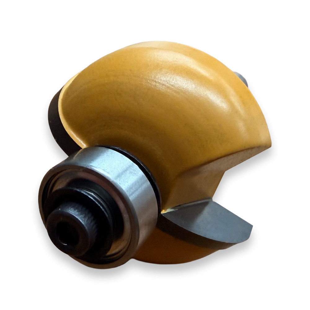 Sommerfeld Cove Router Bit Woodworking Tool w/Bearing 3/8CR,1 1/4CD,9/16CL,2 3/16OL,1/4SH