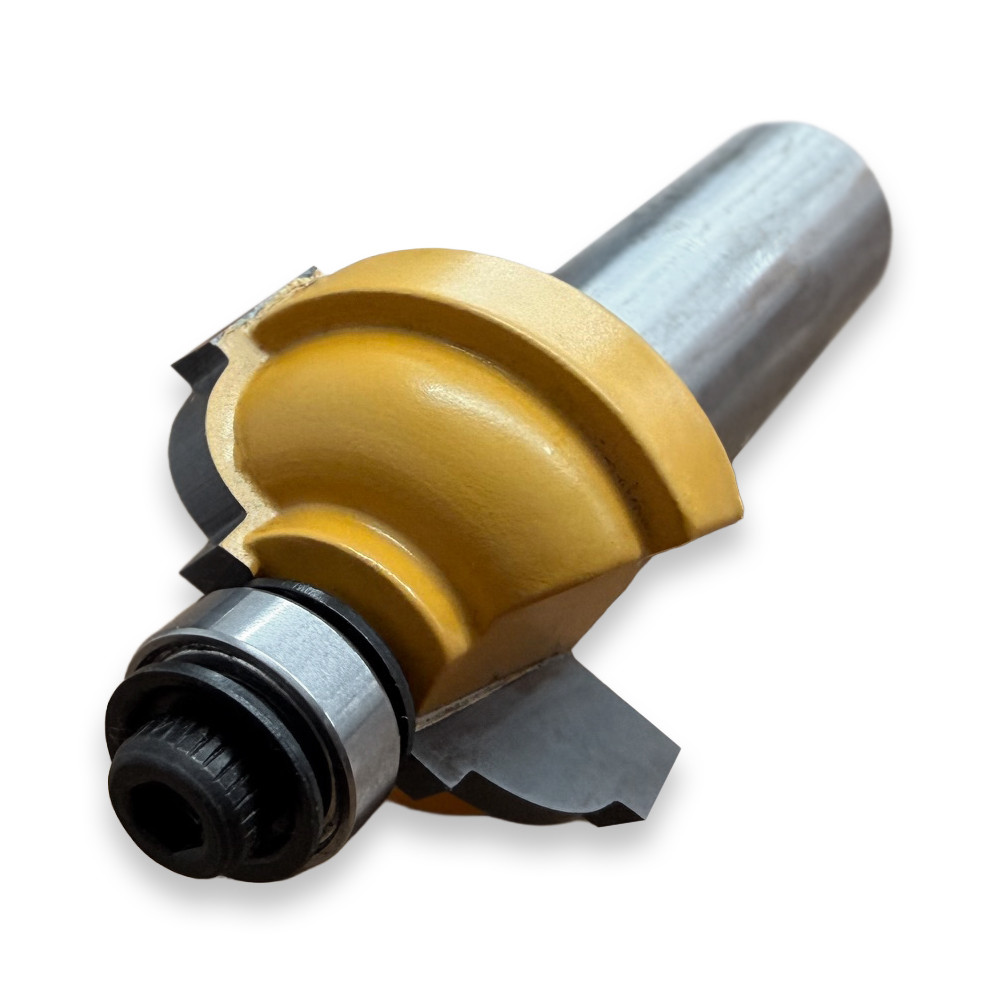 Sommerfeld Cove Router Bit Woodworking Tool w/Fillet w/3/8Brg3/16CR,1CD,1/2CL,2 13/32OL,1/2SH