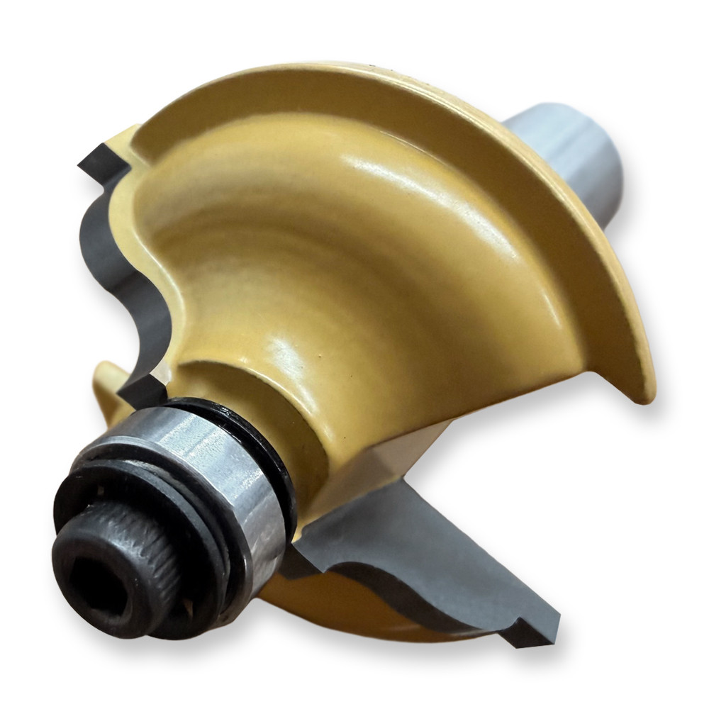 Sommerfeld Double Fillet Ogee Router Bit Woodworking Tool w/Brg 5/32CR,1 3/8CD,1/2CL,2 3/8OL,1/2SH