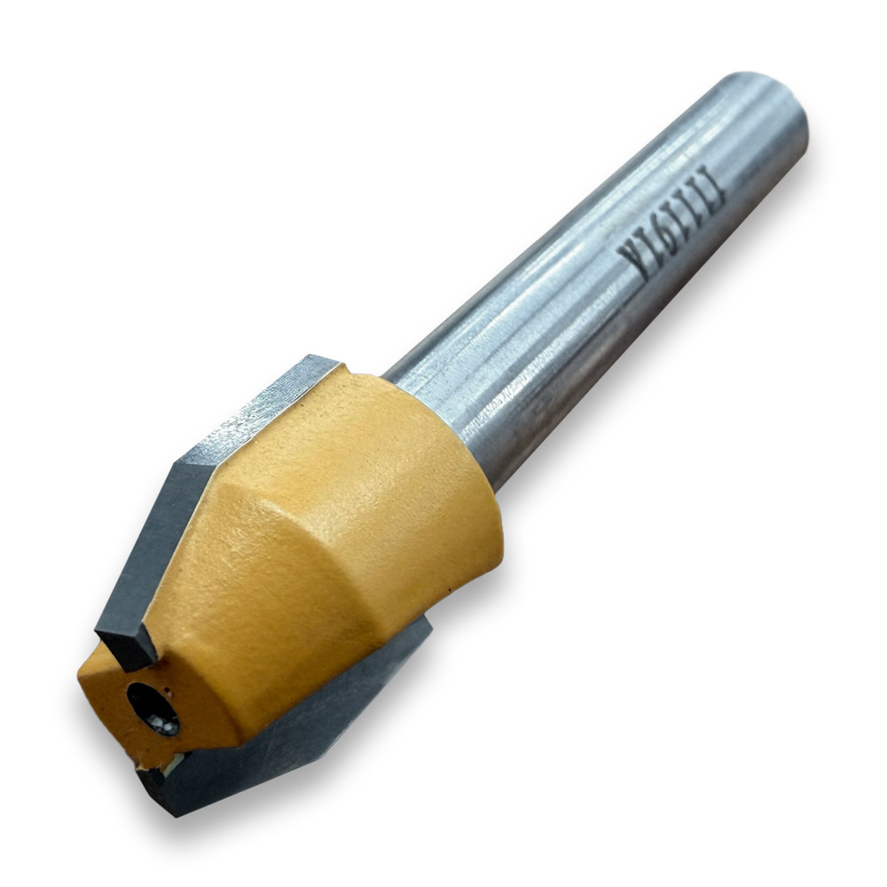 Sommerfeld Combination Trimmer Router Bit Woodworking Tool 0-22*CA,15/32CD,1/2CL,1-7/8OL,1/4SH