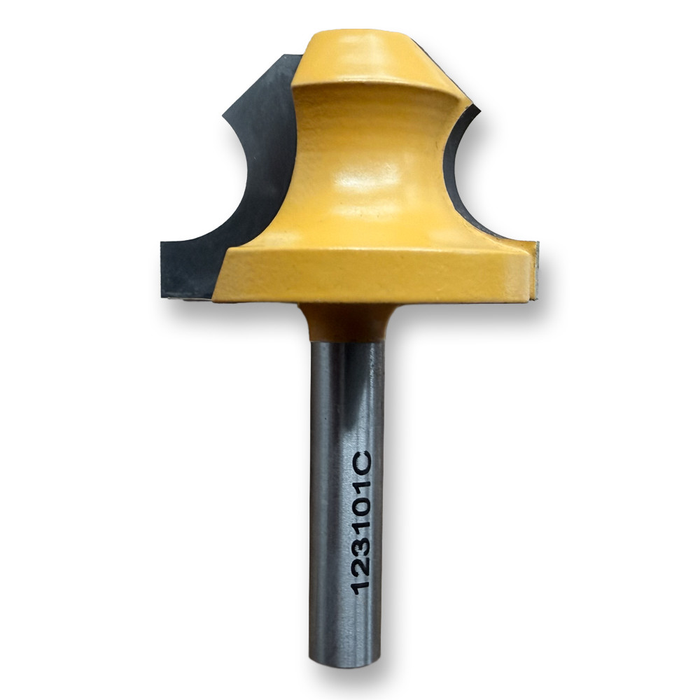 Sommerfeld 135* Edge Molding Router Bit Woodworking Tool 1/4CR,1-1/4CD,3/4CL,2OL,1/4SH