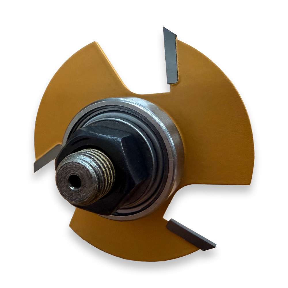 Sommerfeld 3-Wing Slot Cutter Router Bit Woodworking Tool 1/16 KERF,1/4 SH