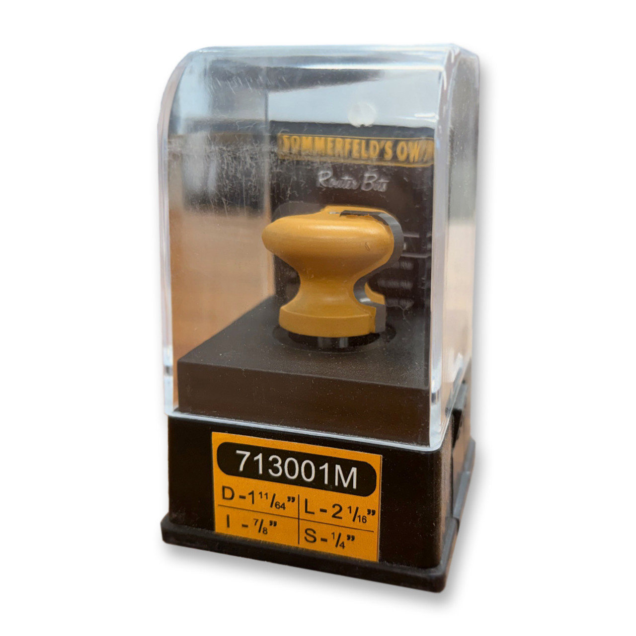 Sommerfeld Drawer Pull Router Bit Woodworking Tool 3/16CR,3/32CR,1 11/64CD,7/8CL,2 1/16CL,1/4SH