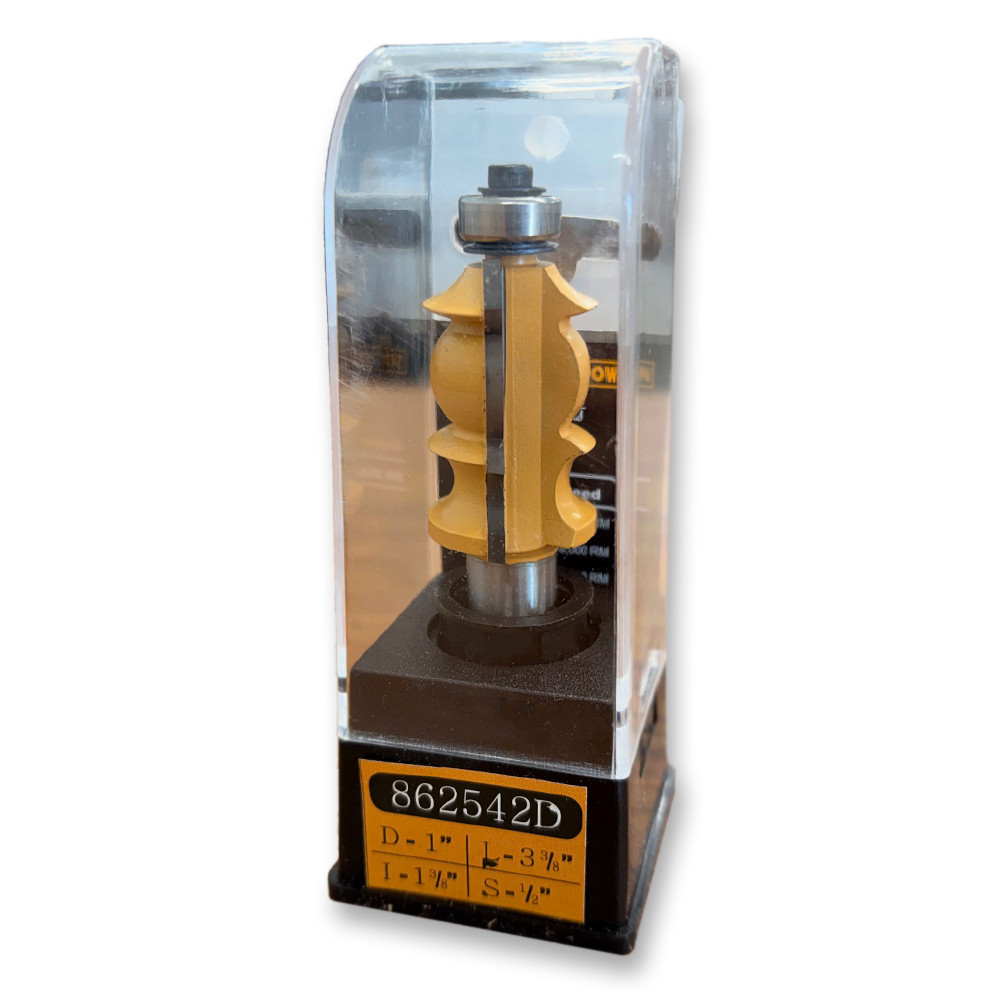 Sommerfeld Molding Profile Router Bit Woodworking Tool 1/4CDE,1CD,1 3/8CL,3 3/8OL,1/2SH