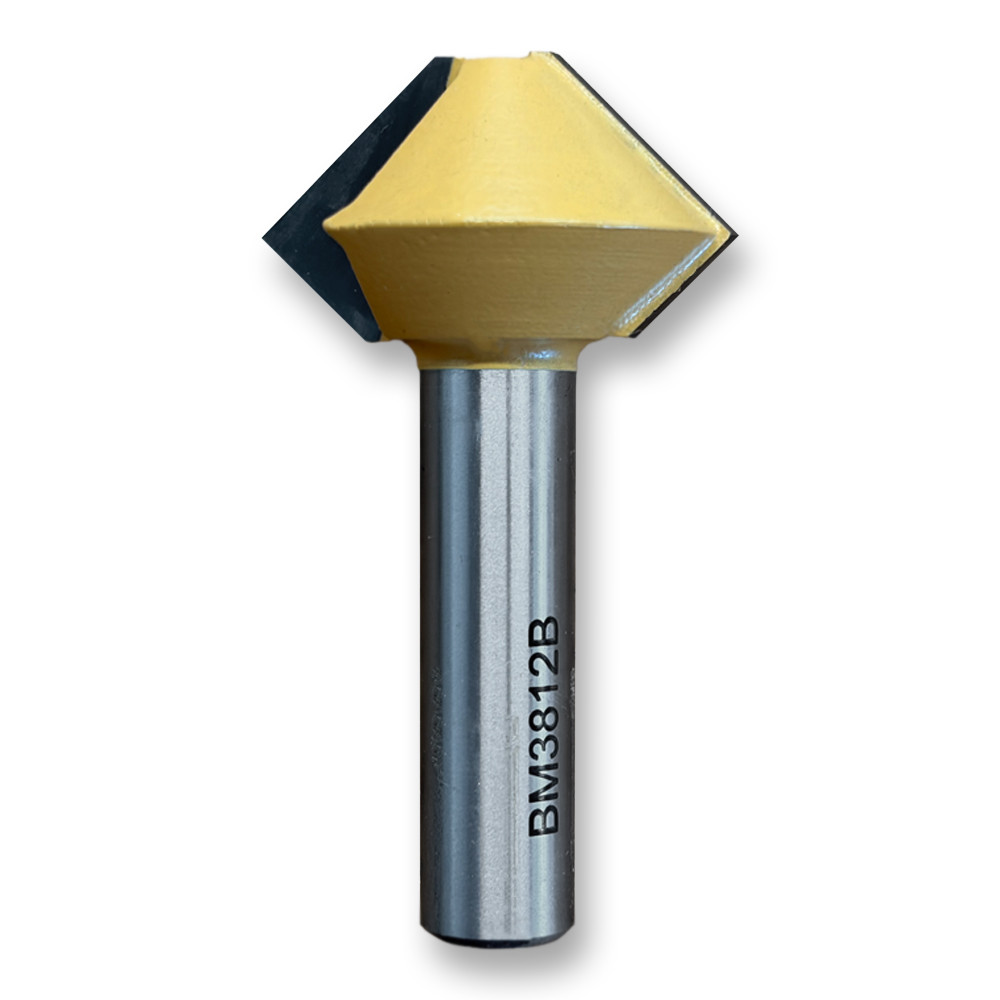 Sommerfeld Bird's Mouth Joint Router Bit Woodworking Tool 45CA,1-1/2CD,7/8CL,2-3/4OL,1/2SH
