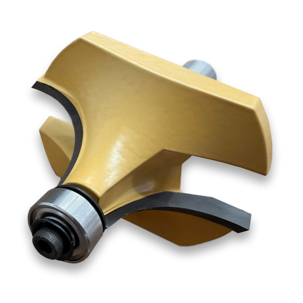 Sommerfeld Roundover Bit Woodworking Tool w/Bearing7/8CR,2-1/4CD,1-1/8CL,3-1/8OL,1/2SH