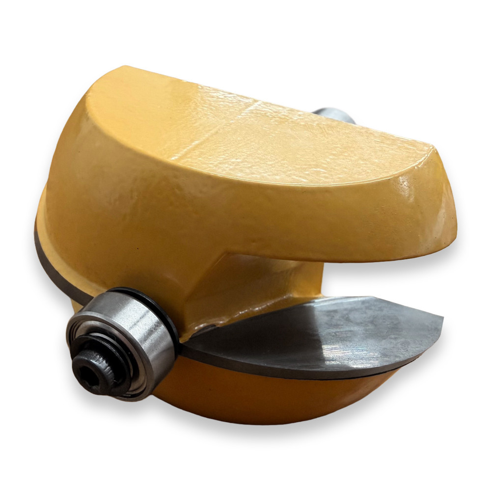 Sommerfeld Cove Router Bit Woodworking Tool w/Bearing 1CR,2 1/2CD,1 1/8CL,3 1/32OL,1/2SH