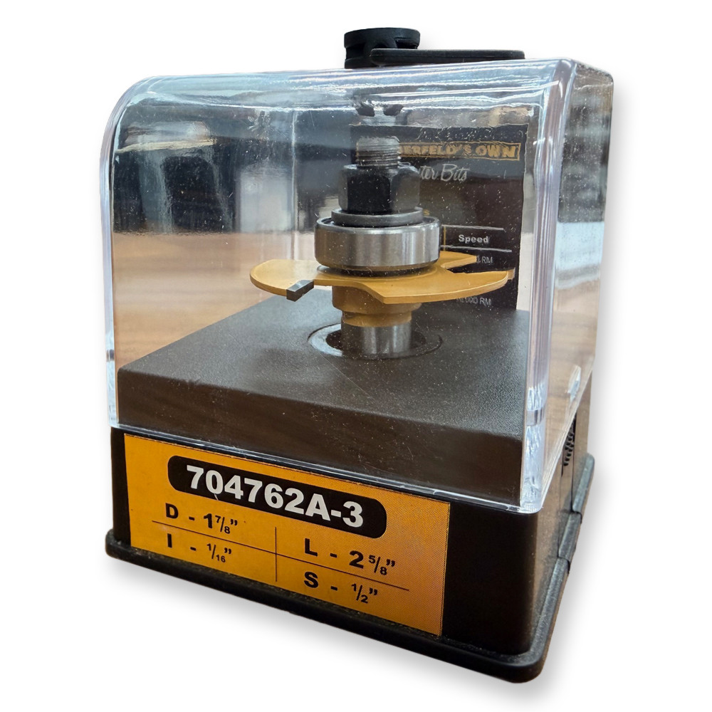 Sommerfeld 3-Wing Slot Cutters Router Bit Woodworking Tool 1/16 KERF,1/2SH