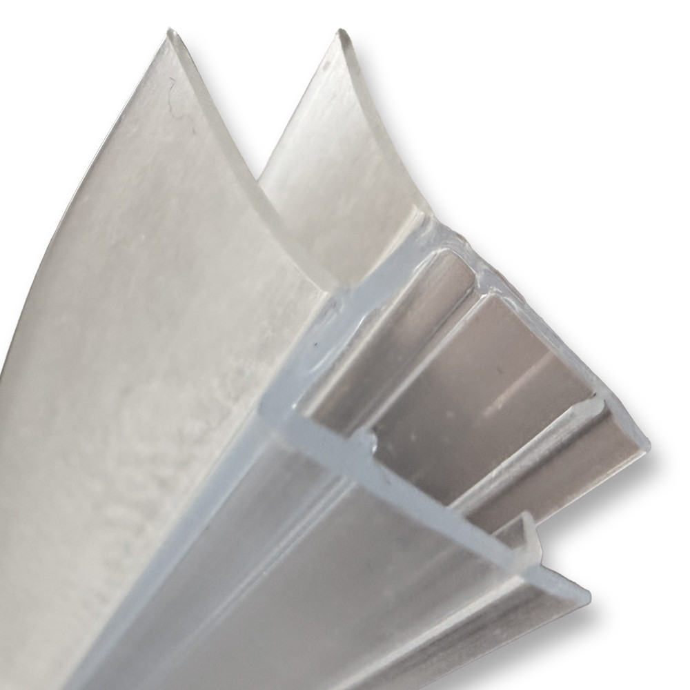 Viking Bath Ultra Clear Frameless Shower Door bottom seal for 3/8 inch thick glass  39 in length 5 pack  Keep water in the shower area