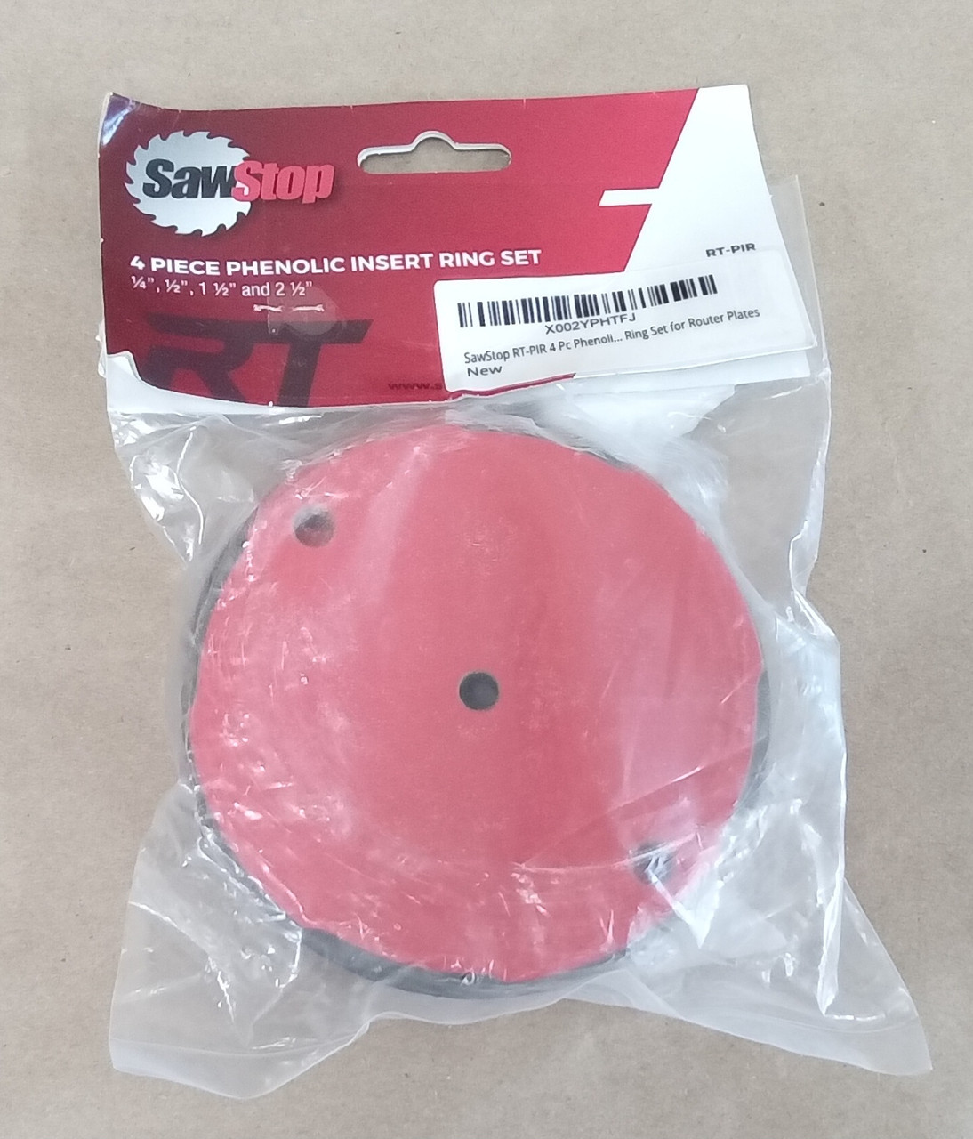 RT-PIR Insert Phenolic Ring Set for SawStop RT-LFT Precision  Router Table Lift
