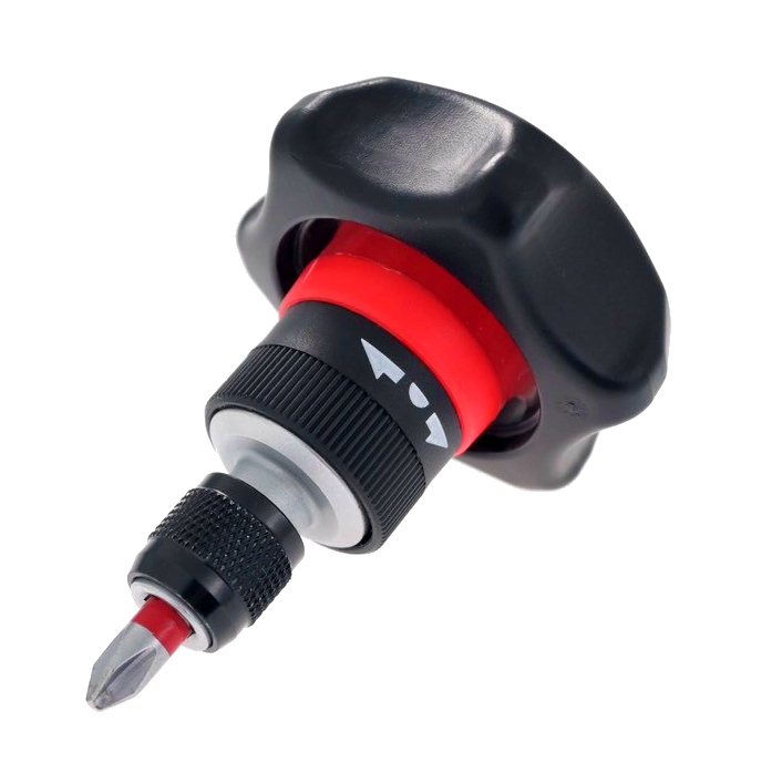 Ergonomic Ratchet On/Off Large Palm Hex Head Tool driver for tight spaces