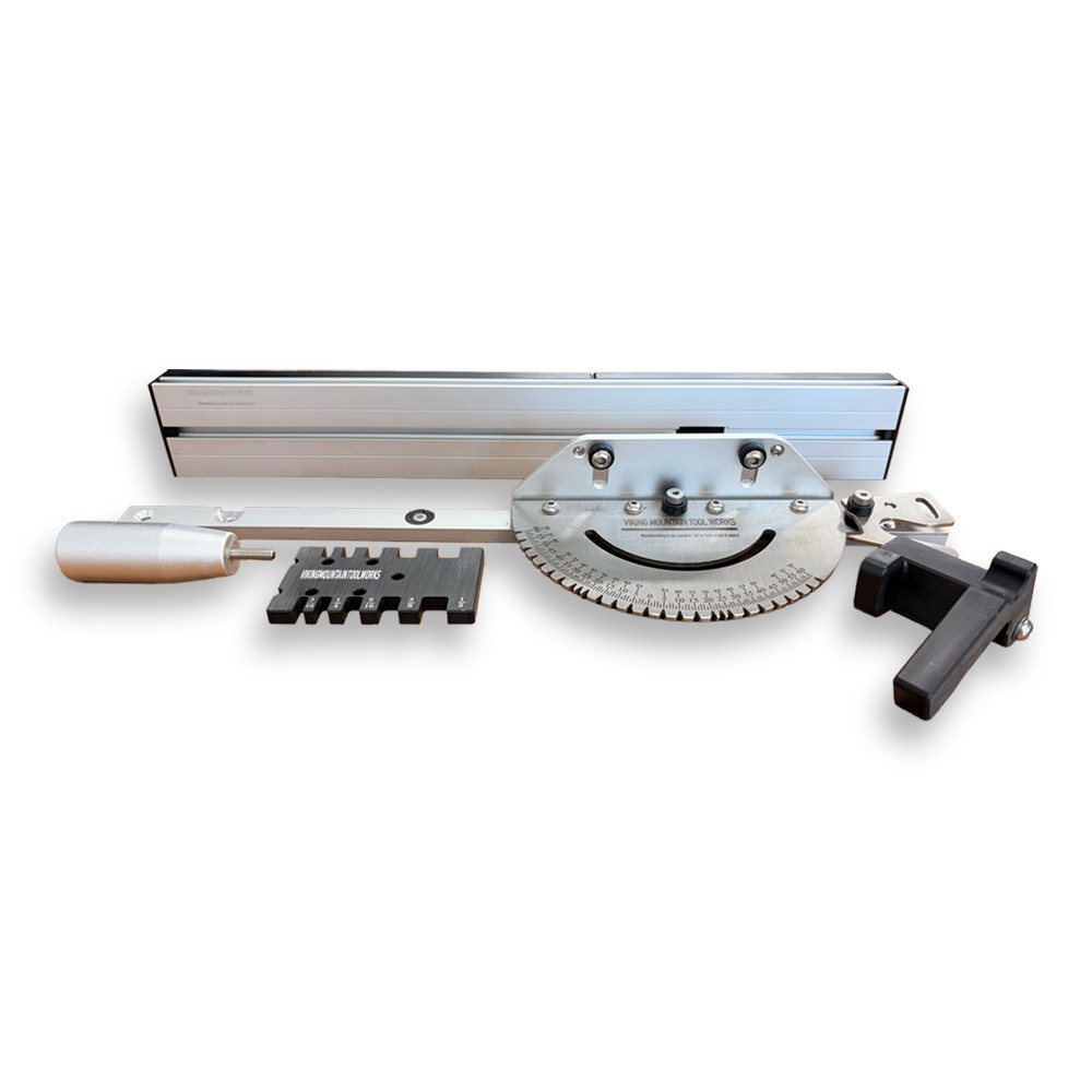 USED Viking Mountain Tool Works 27 Position Precision Miter Gauge With combination  Box Joint Fence and Stop for Table Saw Band Saws, Router Tables  Sanders *READ*