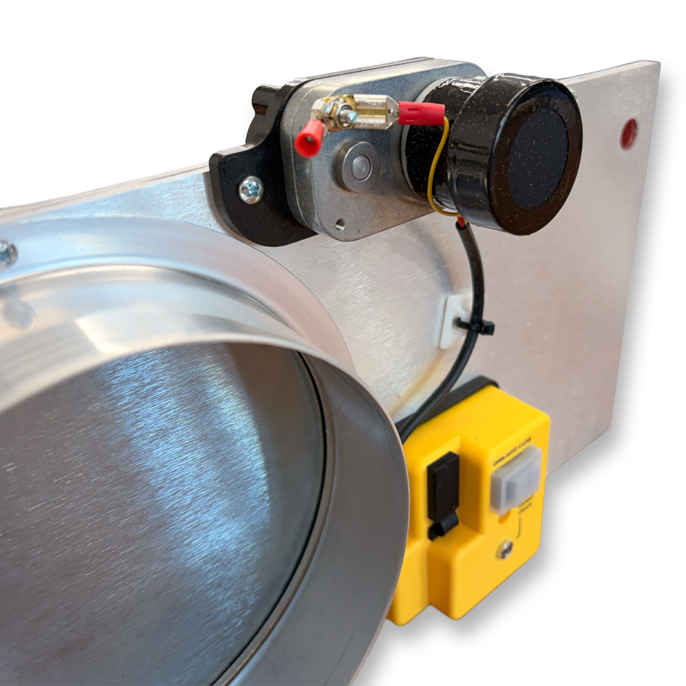 USED iVac 6" Metal Blast Gate for Dust Collectors *READ*