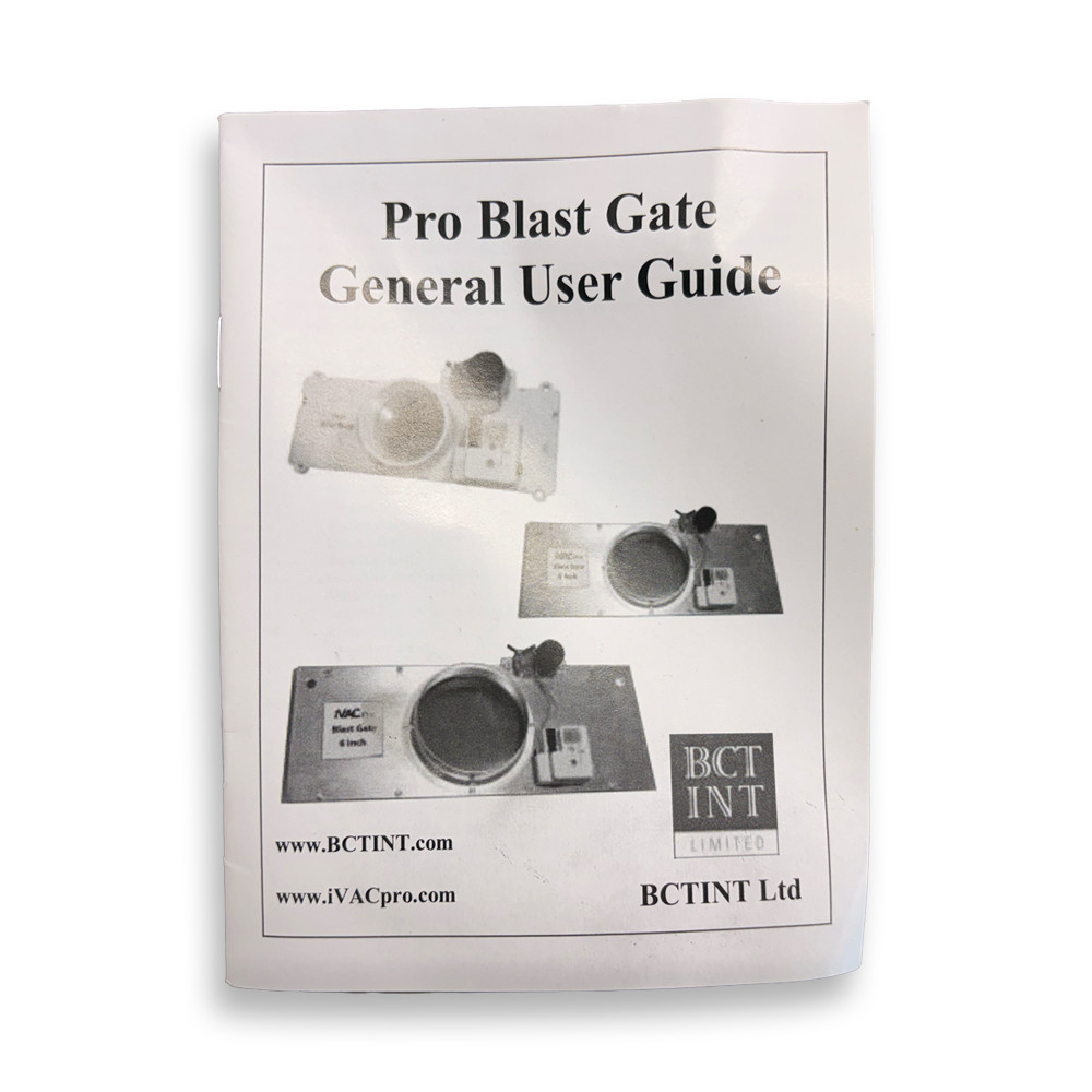 USED iVac 6" Metal Blast Gate for Dust Collectors *READ*