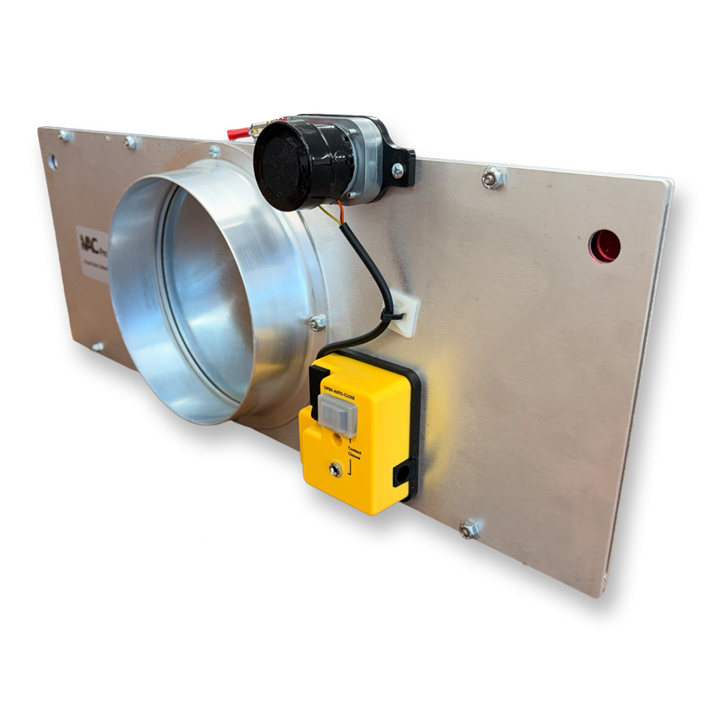 USED iVac 6" Metal Blast Gate for Dust Collectors *READ*