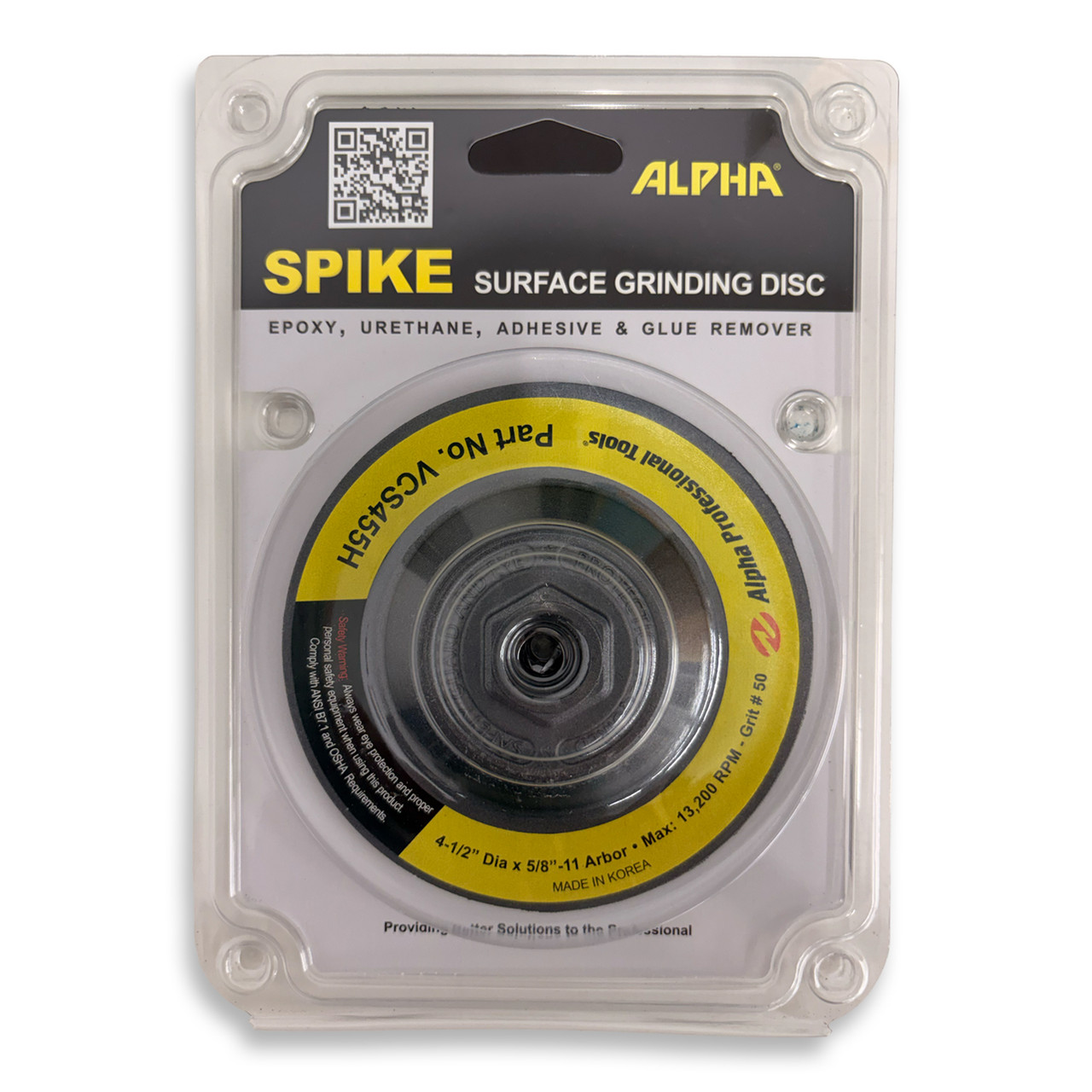 USED ALPHA SPIKE Surface Grinding Disc VCS455H *READ*