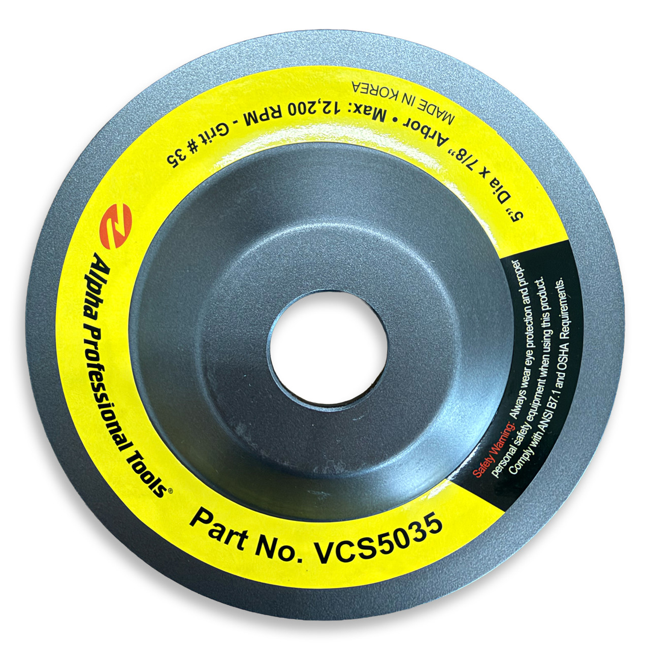USED ALPHA SPIKE Surface Grinding Disc VCS5035 *READ*