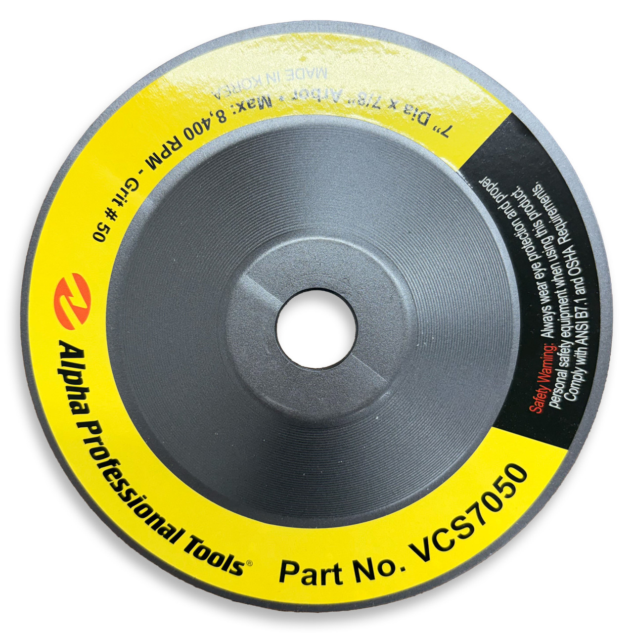USED ALPHA SPIKE Surface Grinding Disc VCS7050 *READ*