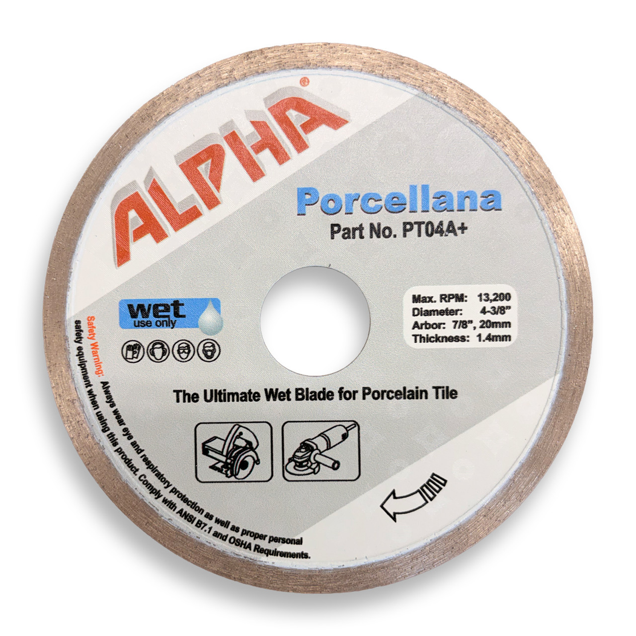 USED ALPHA Porcellana Wet Blade (PT04A+) *READ*