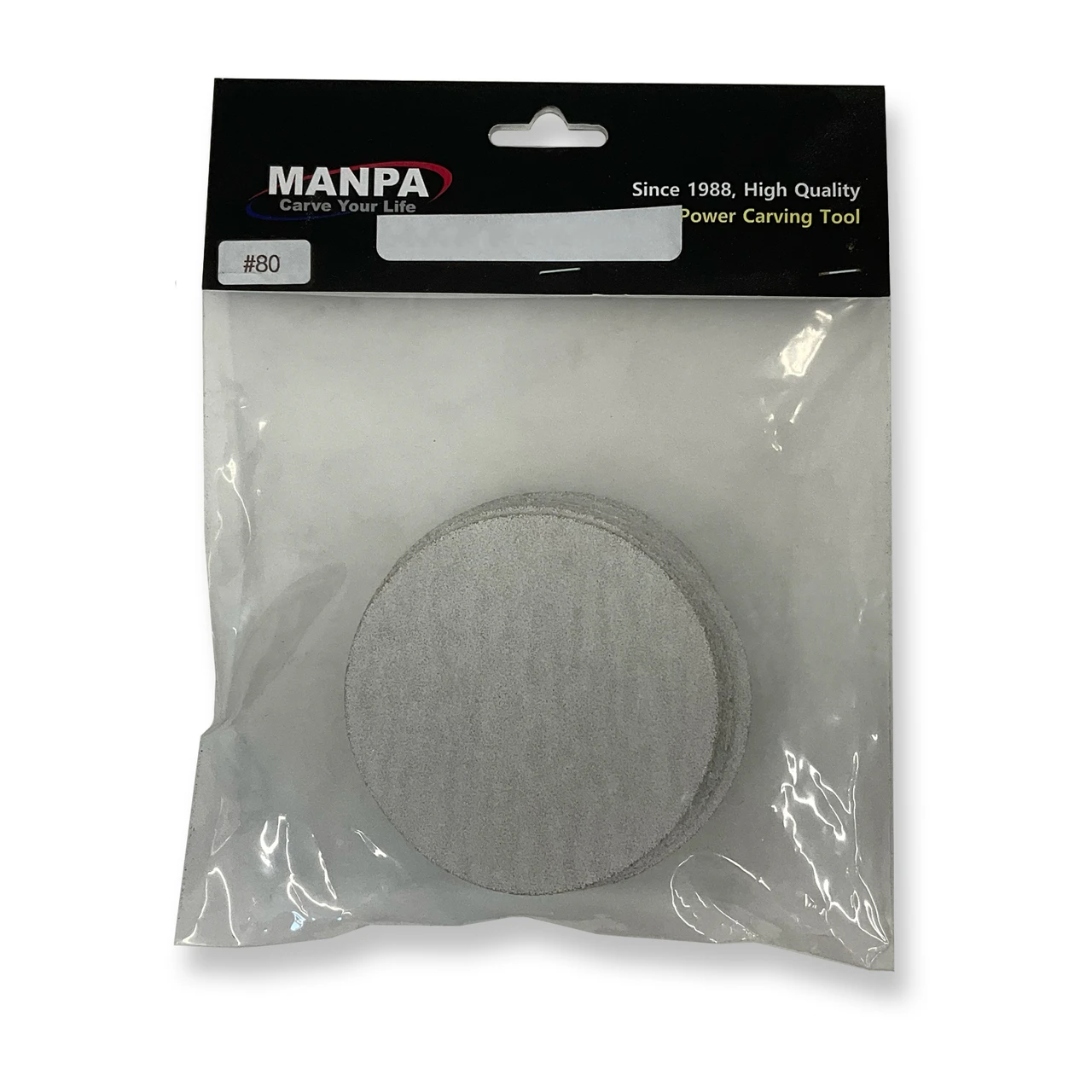 Manpa MP21-R-5SP80 80 grit 3 inch Hook and Loop Sand Paper (20 Pack) *READ*