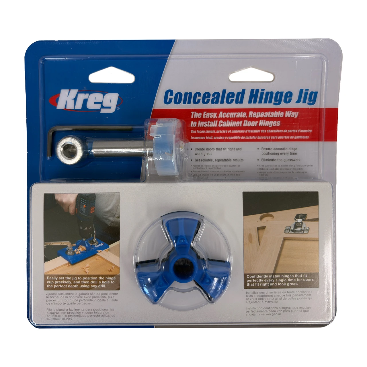 Outlet Kreg Tool Company KHI-HINGE Concealed Hinge Jig 'READ"