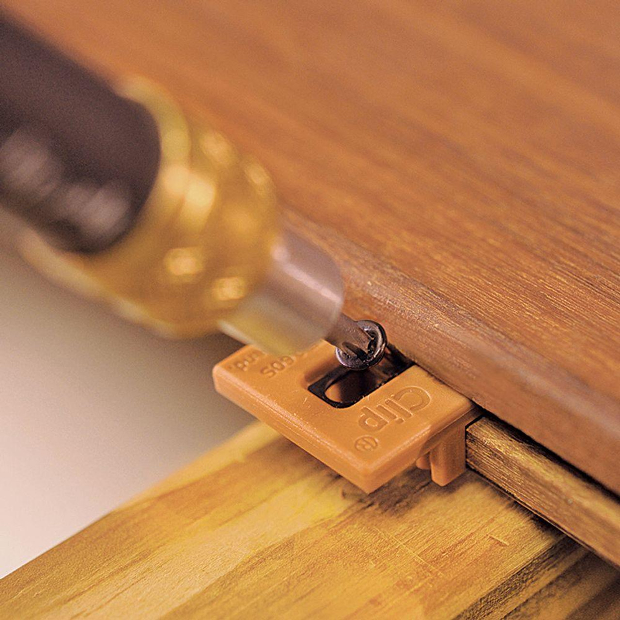 DeckWise Extreme4 Ipe Clip Brown BiscuitStyle Hidden Deck Fastener Kit Hardwoods 175 Count