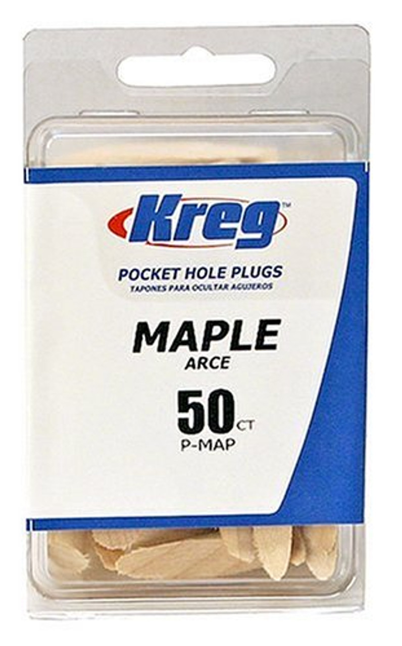 Kreg P-MAP Maple Plugs for Pockets, 50-Pack
