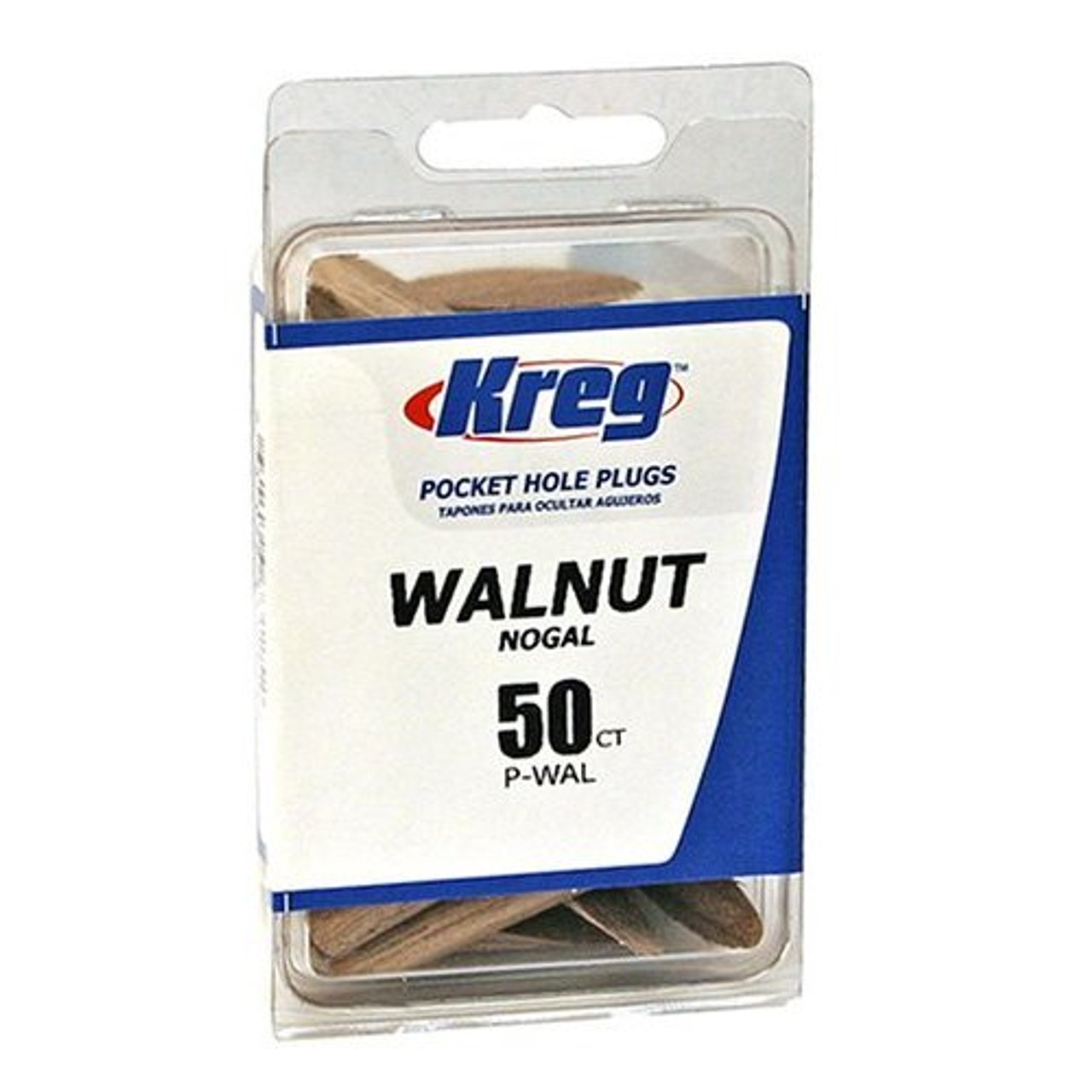 Kreg Walnut Plugs for Pockets 50 Pack VMTW