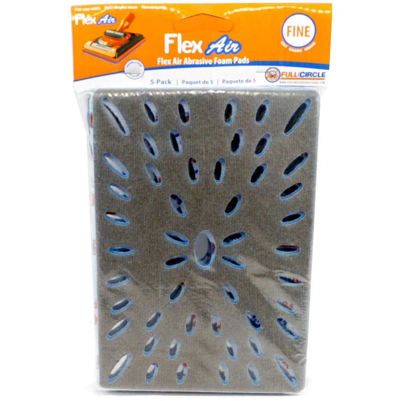 Flex Air Fine Grit Abrasive Foam Sanding Pads - 5 Pack