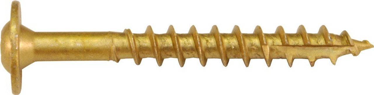 Screw Products, Inc. CCTX-14200-100 1/4-Inch X 2" Bronze Star Exterior Constr...