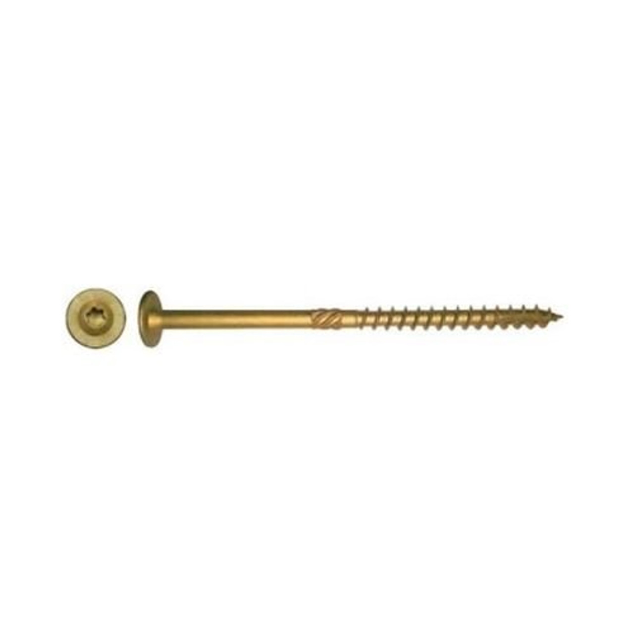 Screw Products, Inc. CCTX-14300 50 Count 1/4-Inch X Bronze Star Exterior Cons...