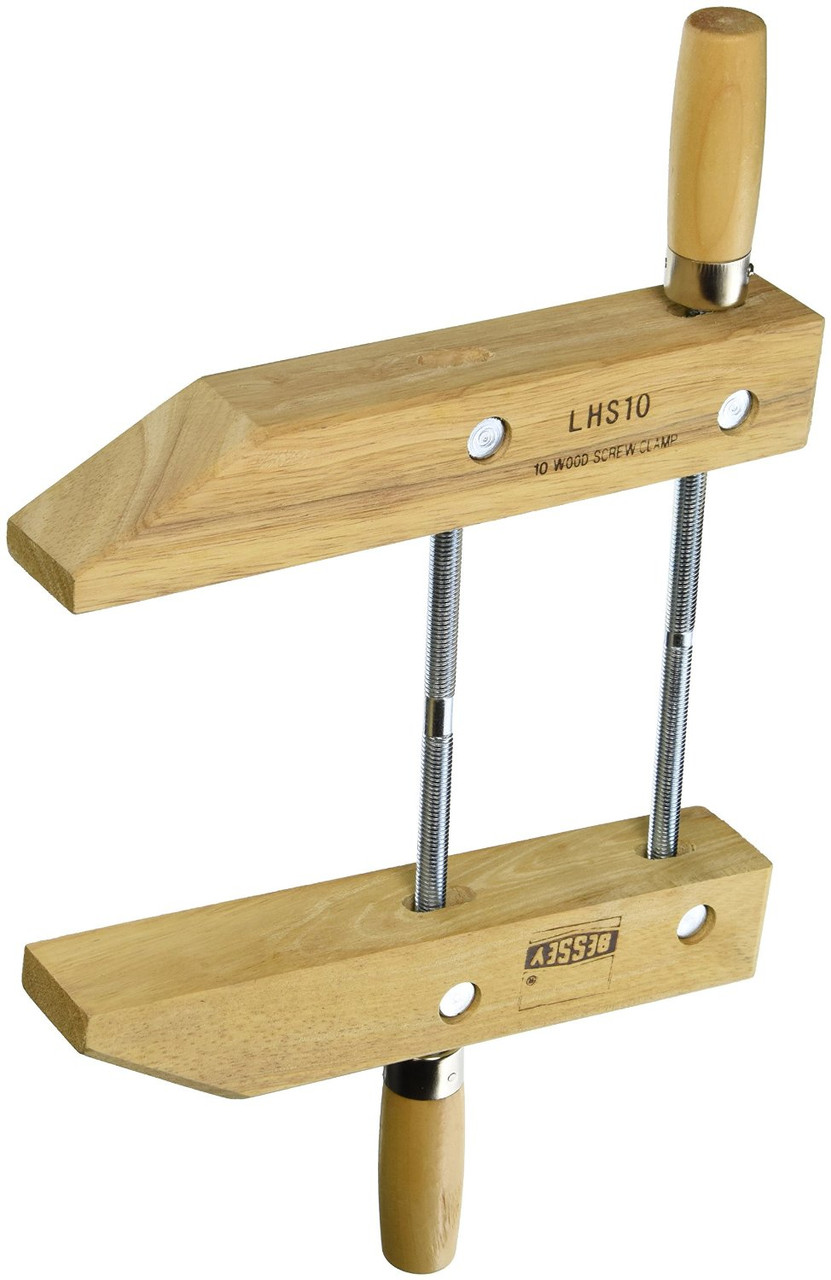 Bessey LHS-10 10-Inch Wood Handscrew Clamp for woodworking cabinet making