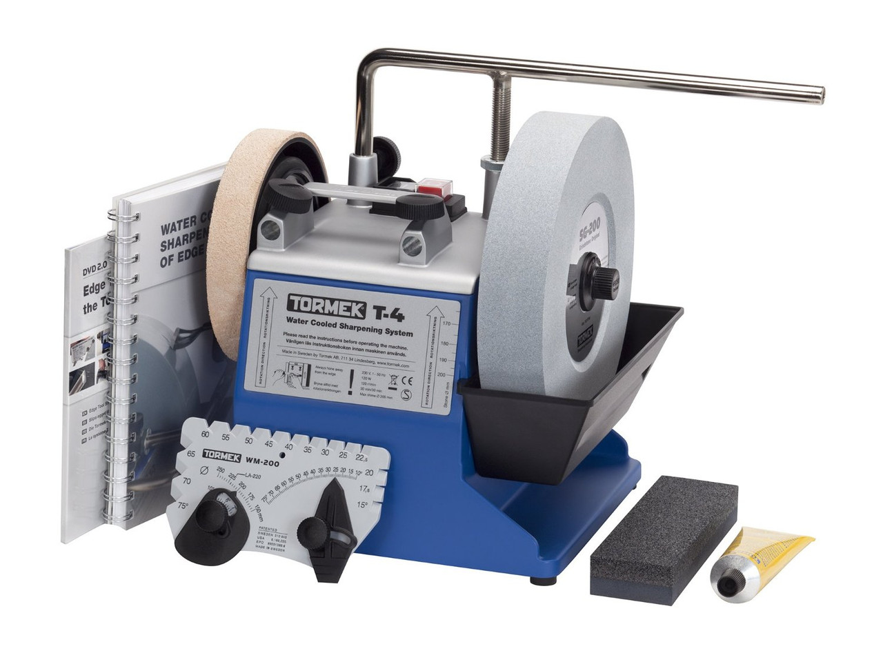 Tormek T4 Water Cooled Precision Sharpening System w/ 8'' Stone