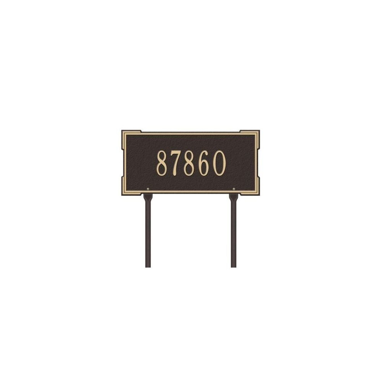 Whitehall Roanoke Custom One Line Lawn Address Plaque - Customize!