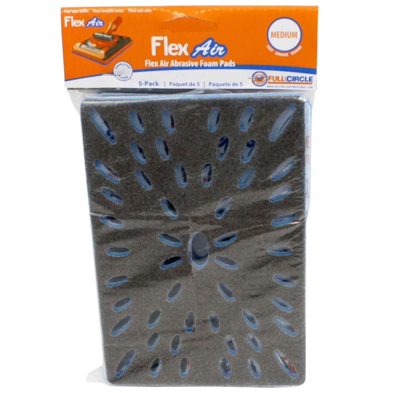 Flex Air Foam Sanding Pad Medium Grit - 5 Pack
