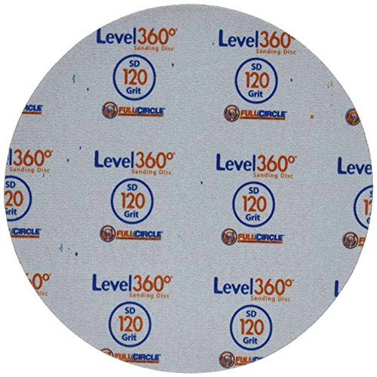 Full Circle Int'l 25-pack Level 360 8-3/4" round sanding discs 120 Grit (SD100)