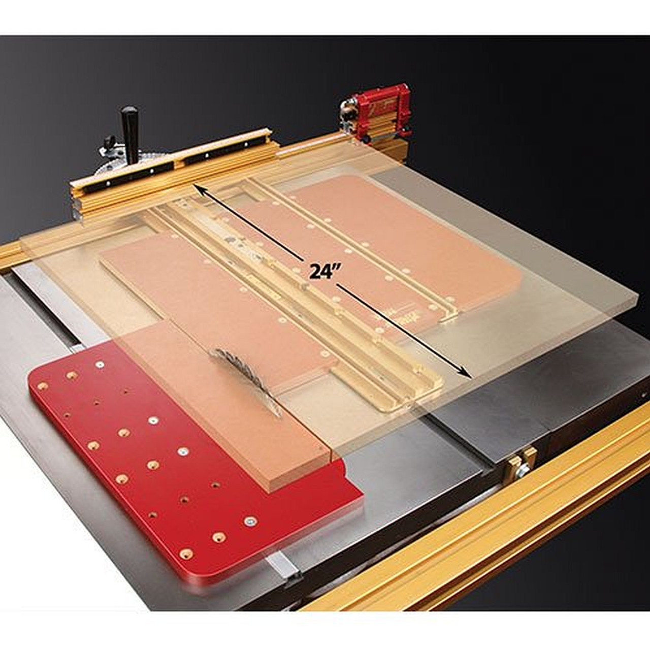 INCRA Miter Express Sled for Safe Miter Gauge & Fence Use on Table Saws