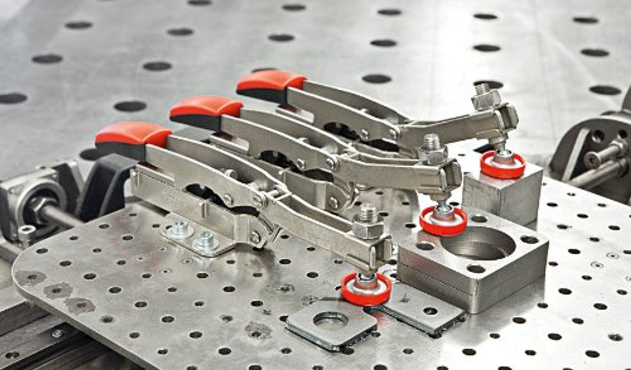 Bessey STC-HH20 Horizontal Auto-Adjust Toggle Nickel Plated Clamp Woodworking