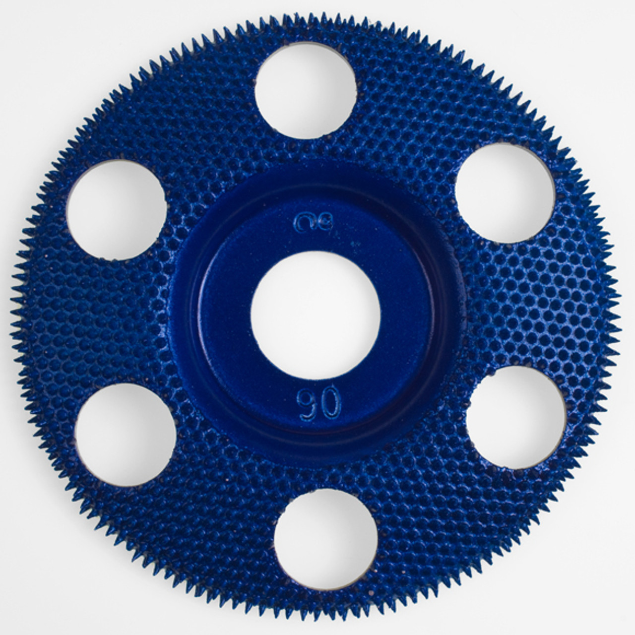 King Arthur's Tools Holey Galahad Flat Coarse Blue 90 Grit Disc