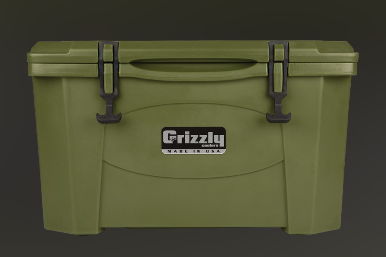 Grizzly Coolers 40 Quart Rotomolded Cooler, OD Green