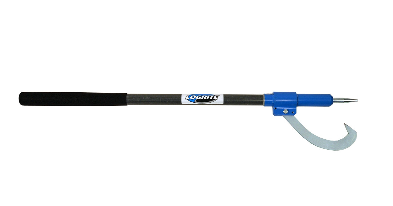 LogRite 60" Fiberglass Handle Peavey and Universal Log Stand 2-pc. Bundle