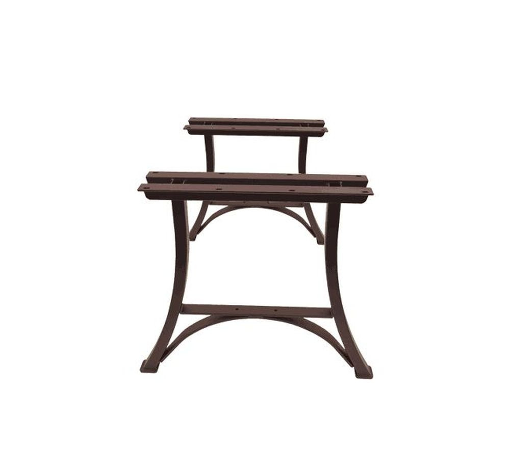 Natural Edge Table Leg Set Powder Coat Wrinkle Black Finish Hand crafted in USA