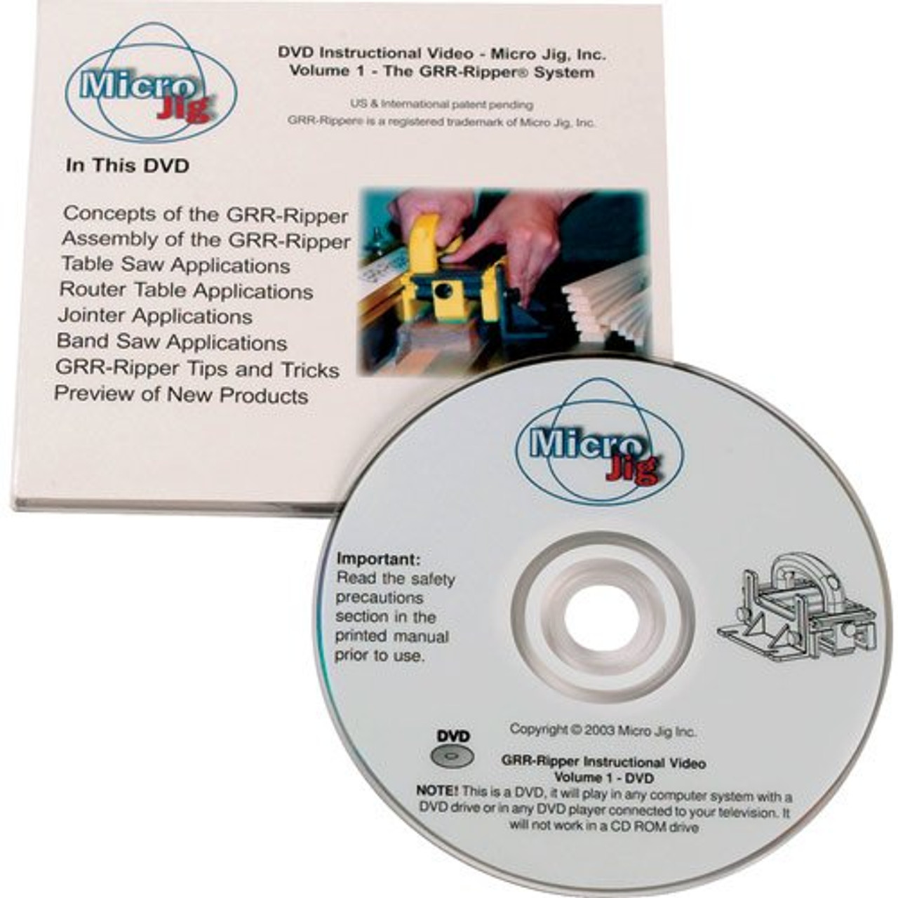 Micro Jig GRR-Ripper Instructional DVD