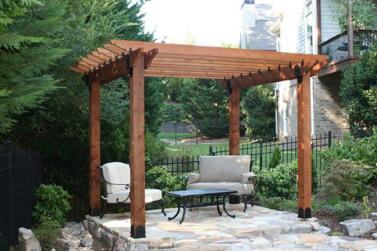 OZCO Ornamental Wood Ties 2" High Velocity Rafter Clips in Laredo Sunset