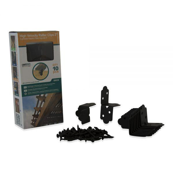 OZCO Ornamental Wood Ties 2" High Velocity Rafter Clips in Laredo Sunset