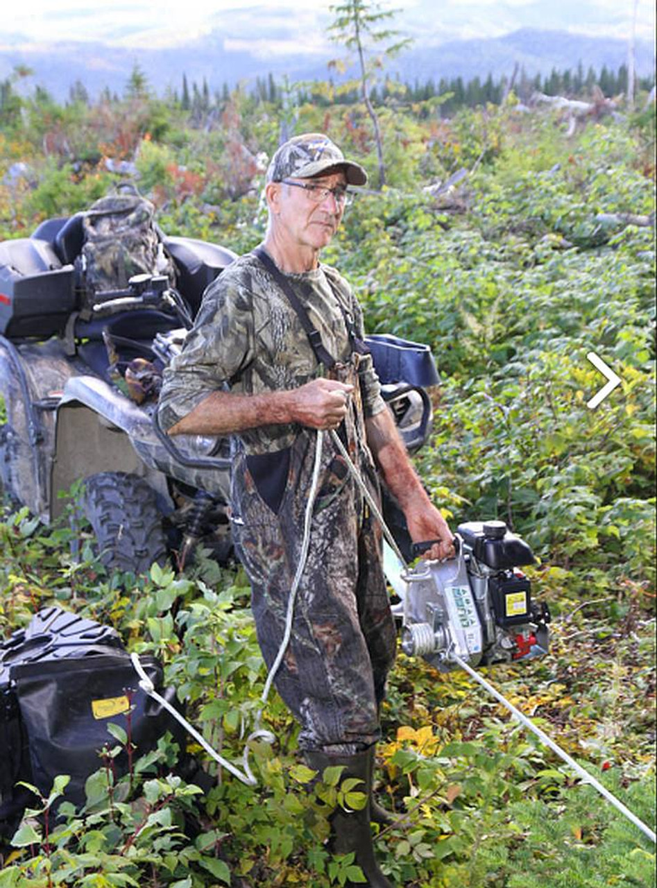 Portable Winch PCW5000-HK Gas-Powered Portable Capstan Winch Hunting Kit